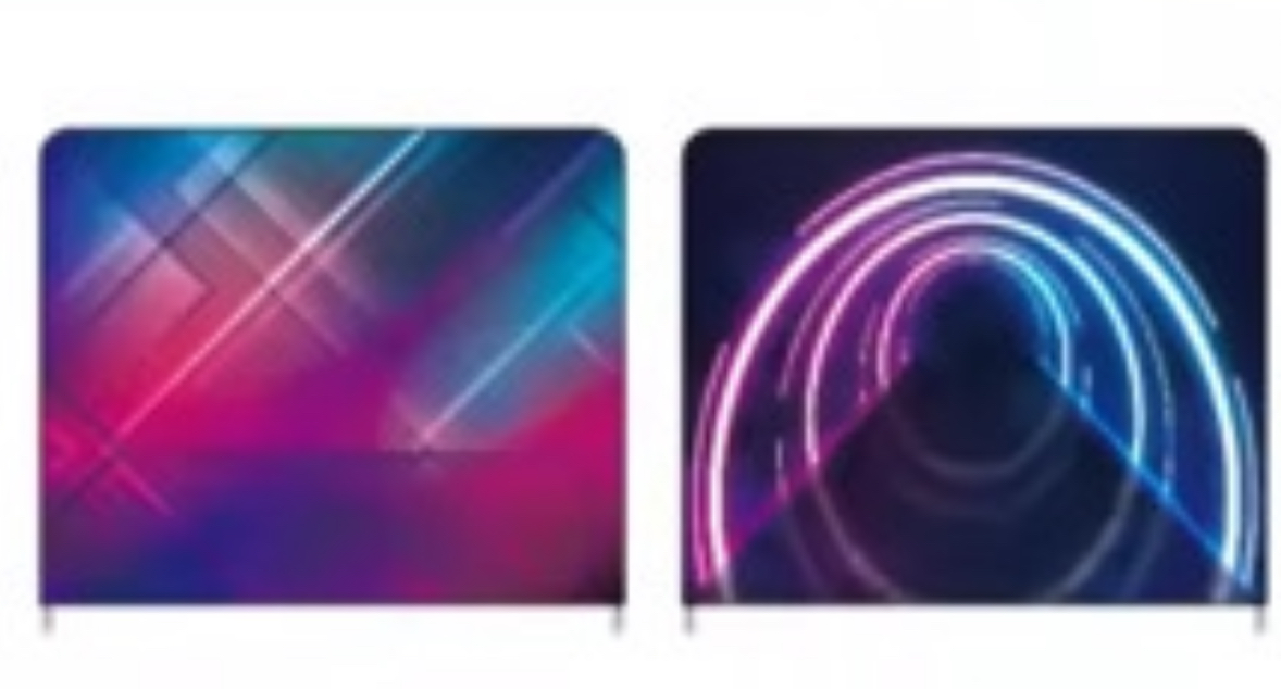 Cyber Reflections & Neon Circles